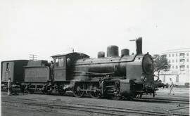 Locomotora de vapor 030 - 2536 de RENFE, ex. nºs 401 - 410 de la Compañía del Oeste y procedente ...