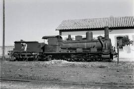 Locomotora de vapor RENFE 040 - 2048, ex MZA nº 532, fabricada por Schneider et Cie en 1866 con n...
