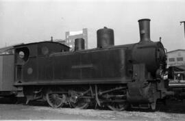 Locomotora de vapor nº 23 "Ernesto Guilhou" de rodaje 030 T, fabricada por MTM en 1897,...