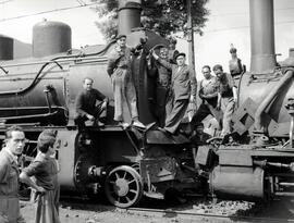 Choque de trenes en Los Corrales de Buelna - Las Fraguas de la línea de Venta de Baños a Santander