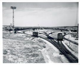 Hump yard at Argentine, Kansas = Estación de clasificación de Argentine en Kansas, Estados Unidos