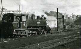 Locomotora de vapor 131 T nº 11 "Purón" del Ferrocarril del Cantábrico, fabricada por K...