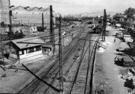 Playa de vías de la estación de Barcelona - Vilanova, anteriormente denominada Barcelona - Norte,...