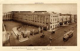 Estación de Barcelona - Término de la Compañía MZA, también denominada Barcelona -Francia