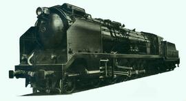 Locomotora de vapor serie 241 rodaje tipo "Montaña" (serie RENFE 241F-2201 a 2257) (ex ...