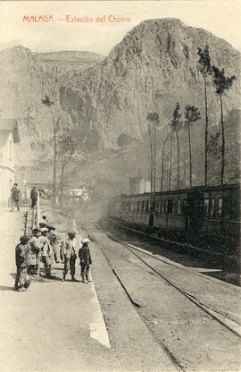 Estación de El Chorro de la línea de Córdoba a Málaga, situada dentro del término municipal de Álora