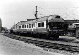 Automotor diésel serie 597 - 004 - 1 de RENFE, TER (Tren Español Rápido) (ex 9701 a 9760), constr...