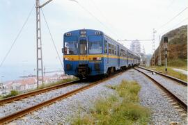 Unidades eléctricas serie 440 construidas por Construcciones y Auxiliar de Ferrocarriles (CAF), W...