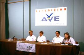 Rueda de prensa de la Expedición AVE