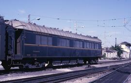 Coche cama WL 3363 de la serie WL 3361 a 3380 de CIWL, construida en 1928 en Inglaterra, formando...