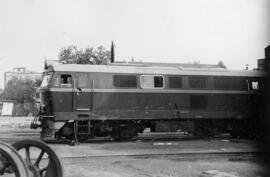 Locomotora diésel - hidráulica nº 1001, tipo BB del Ferrocarril de Sierra Menera o Ferrocarril de...