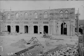 Obras de construcción de la nueva estación de Toledo en la línea Castillejo-Toledo