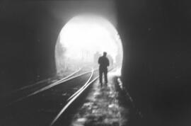 Túnel de la línea de los Ferrocarriles de Langreo (Gijón a Sama de Langreo, Sama a Laviana y Sama...