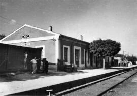 Estación de Mogente de la línea de La Encina a Valencia