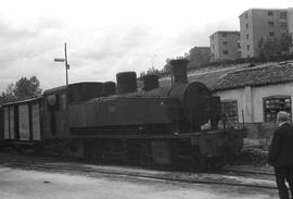 Locomotora de vapor nº 5, con rodaje 141 T de la línea de vía estrecha de Ferrol a Gijón, constru...