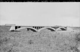 Sustitución de puentes metálicos. Línea Madrid-Badajoz. Km. 505,485. Puente Gévora (chico).