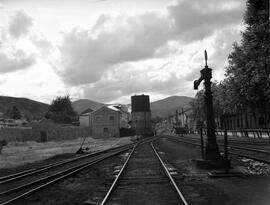 Estación de San Clodio - Quiroga de la línea de Palencia a La Coruña