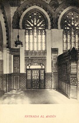 Entrada al andén de la estación de Toledo de la línea Castillejo a Toledo