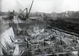 Estación de Madrid - Príncipe Pío. Obras de remodelación del depósito.