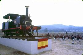 Entrega y acto de inauguración de la locomotora de vapor RENFE 030-0201 (Ex Oeste 191), denominad...