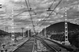 Salida estación de Montmeló de la línea de Barcelona a Cerbère