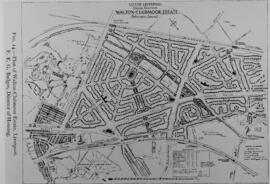 Reproducción fotográfica del plano de la ciudad de Liverpool