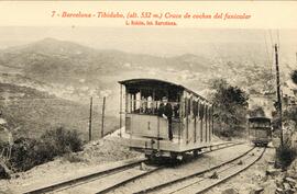 Cruce de coches de funicular