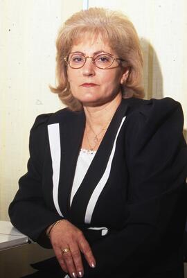 Personal de Conserjería de RENFE, Dolores Sierra Sierra, en la conserjería situada en el edificio...