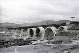 Sustitución del antiguo puente metálico de 11 tramos y 570,80 m sobre el río Guadiana, con vigas ...