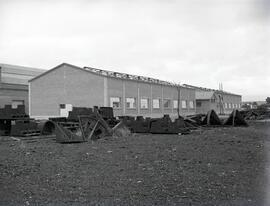 Talleres de Material Fijo de la estación de Valladolid - Campo Grande de la línea de Madrid a Irún