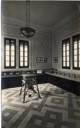 Interior del Pabellón de MZA en la Exposición Iberoamericana de Sevilla de 1929