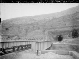 Túnel y puente sobre el río Vinalopó en el km 412,100 de la línea de Madrid a Alicante