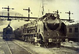Locomotora de vapor serie 241 rodaje tipo "Montaña" (serie RENFE 241F-2201 a 2257) (ser...