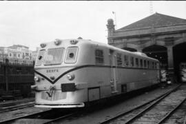 Automotor Ganz, con topes unificados RENFE, (ex serie Norte WMD 201 - 206), (serie RENFE 9209 a 9...