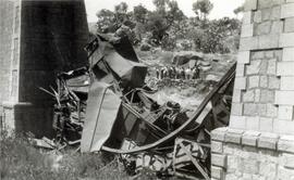 Accidente en el puente de Los Jarales y reconstrucción del mismo.
