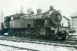 Locomotora de vapor 242F - 0221, ex nº 5 de la Compañia de Ferrocarriles de Murcia a Caravaca