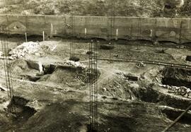 Subestación eléctrica de Vilanova i la Geltrú. Electrificación del "8" de Barcelona. Lí...