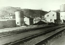 Estación de San Clodio. Línea de Palencia a la Coruña.