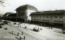 Estación central de Lausana.