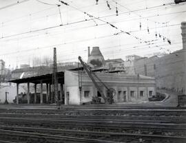 Estación de Madrid - Príncipe Pío. Obras de remodelación del depósito.