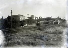 Estación de Pozuelo de la línea de Madrid a Irún