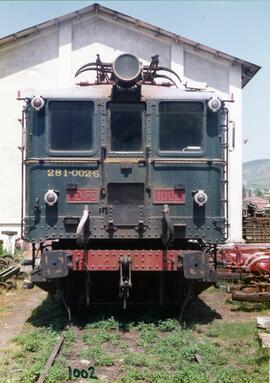 Locomotora eléctrica 281 - 002 - 6 (ex 1002) (ex serie 1001-1007) (serie RENFE 281-001 a 281-007)