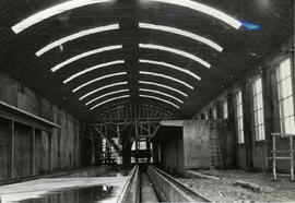 Estación de León en la línea de Palencia a La Coruña