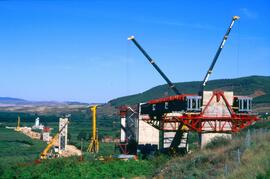 Construcción del viaducto del Jalón