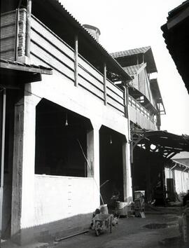 Talleres generales de la estación de Valladolid - Campo Grande de la línea de Madrid a Irún