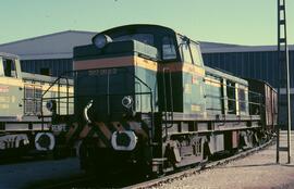 Locomotora diésel - eléctricas 307 - 008 - 3 de la serie 307 - 001 a 010 de RENFE, (ex 10708) de ...