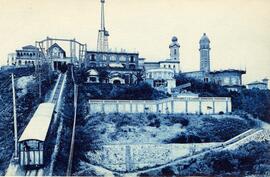 Atracciones y edificios de la cúspide de Tibidabo