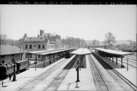 Estación de Aranjuez de la línea de Madrid a Alicante