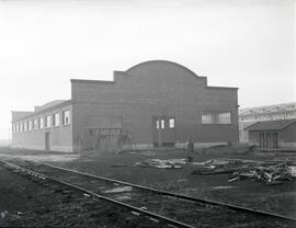 Talleres de Material Fijo de la estación de Valladolid - Campo Grande de la línea de Madrid a Irún