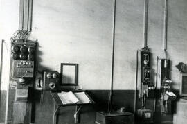 Gabinete telegráfico de la estación de Lérida